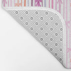 Bow Stripes Bath Mat Gallery Image 2