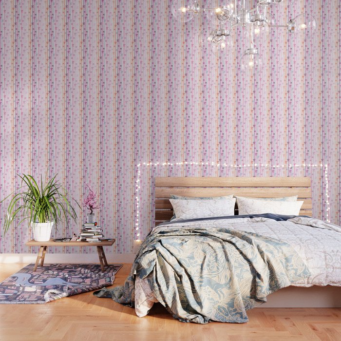 Bow Stripes Wallpaper Gallery Image 1