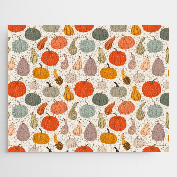 Autumn Pumpkins and Squash Jigsaw Puzzle Gallery Image 1