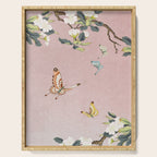 Butterflies and pear blossoms Serving Tray Gallery Image 1