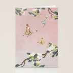 Butterflies and pear blossoms Stationery Card Gallery Image 2