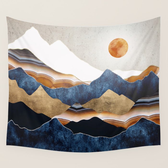 Amber Sun Wall Tapestry Gallery Image 4