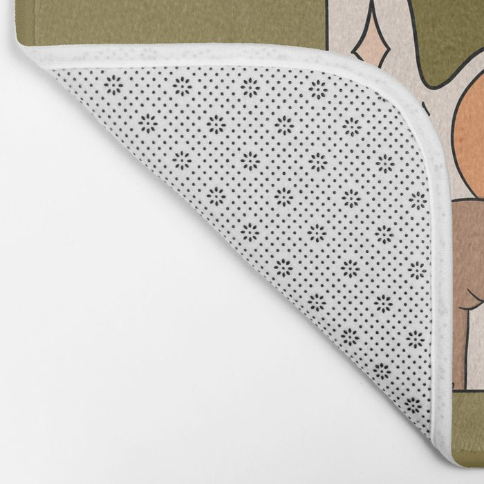 Leo Grapefruit Bath Mat Gallery Image 2
