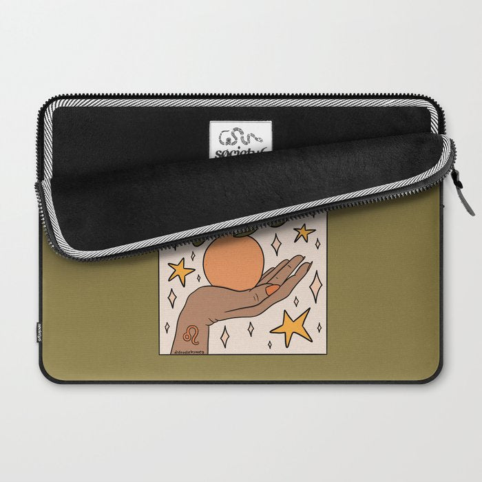 Leo Grapefruit Laptop Sleeve Gallery Image 2