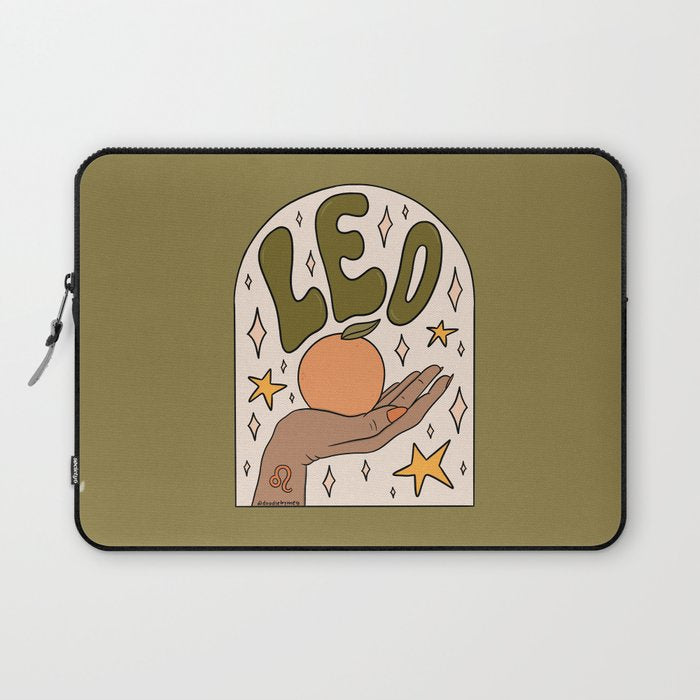 Leo Grapefruit Laptop Sleeve Gallery Image 1