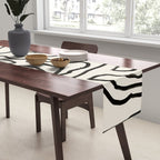 Abstract line art 154 Table Runner Gallery Image 2