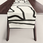 Abstract line art 154 Table Runner Gallery Image 1