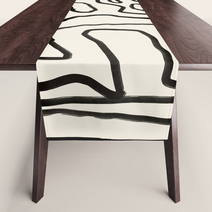 Abstract line art 154 Table Runner Gallery Image 1