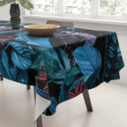 Owl and Leaf Garden Tablecloth Gallery Image 3