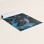 Owl and Leaf Garden Yoga Mat Gallery Image 2