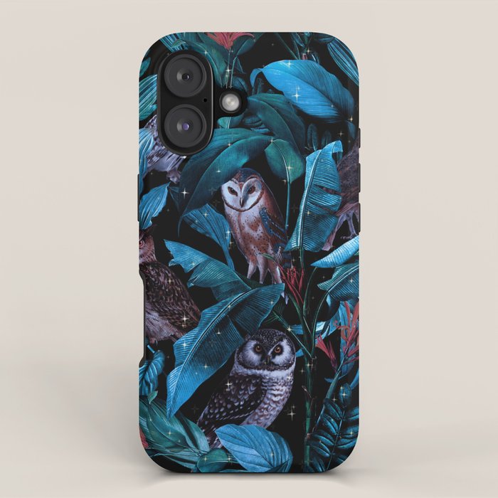 Owl and Leaf Garden iPhone Case Gallery Image 1