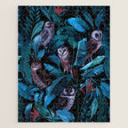 Owl and Leaf Garden Jigsaw Puzzle Gallery Image 1