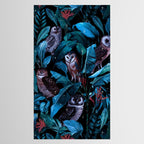 Owl and Leaf Garden Tablecloth Gallery Image 2