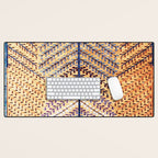 Amritsar Floral Garden Persian Rug Print Desk Mat Gallery Image 1