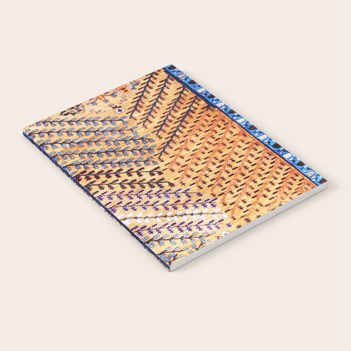 Amritsar Floral Garden Persian Rug Print Notebook Gallery Image 2