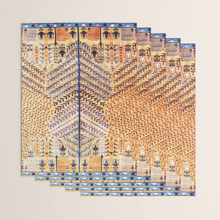 Amritsar Floral Garden Persian Rug Print Wrapping Paper Gallery Image 3