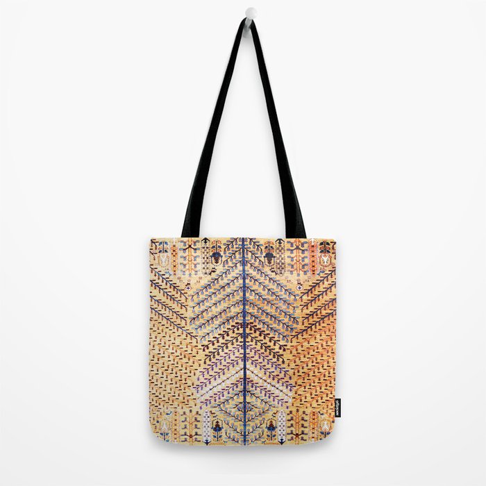 Amritsar Floral Garden Persian Rug Print Tote Bag Gallery Image 2