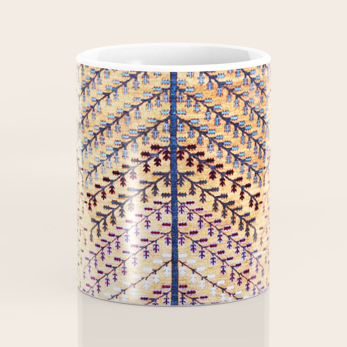 Amritsar Floral Garden Persian Rug Print Coffee Mug Gallery Image 4