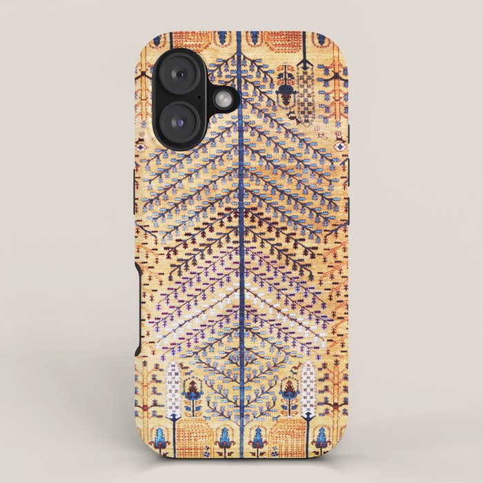 Amritsar Floral Garden Persian Rug Print iPhone Case Gallery Image 1