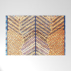 Amritsar Floral Garden Persian Rug Print Welcome Mat Gallery Image 1