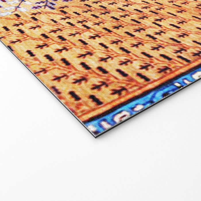 Amritsar Floral Garden Persian Rug Print Welcome Mat Gallery Image 2