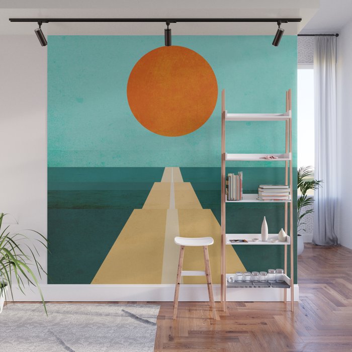 The Road Less Traveled Wall Mural Gallery Image 1