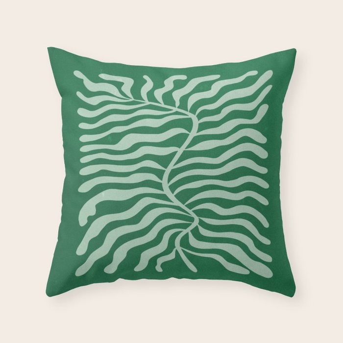 Fun Sage: Matisse Edition Throw Pillow Gallery Image 6