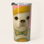 French Bulldogs at Breakfast Cafe Travel Mug Gallery Image 3