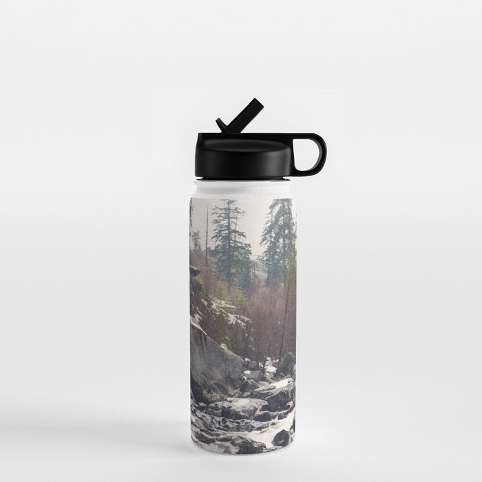 Morning Mountain Escape - Nature Photography Water Bottle Gallery Image 1