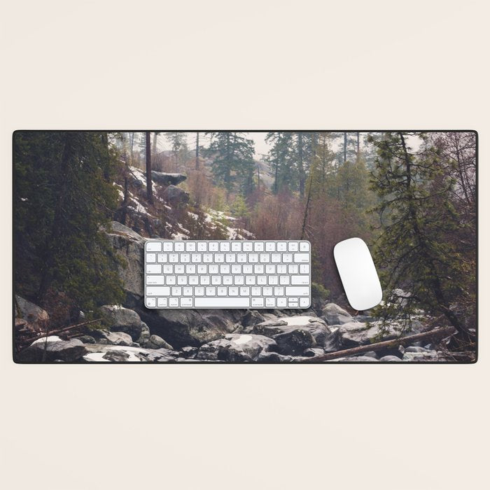 Morning Mountain Escape - Nature Photography Desk Mat Gallery Image 1