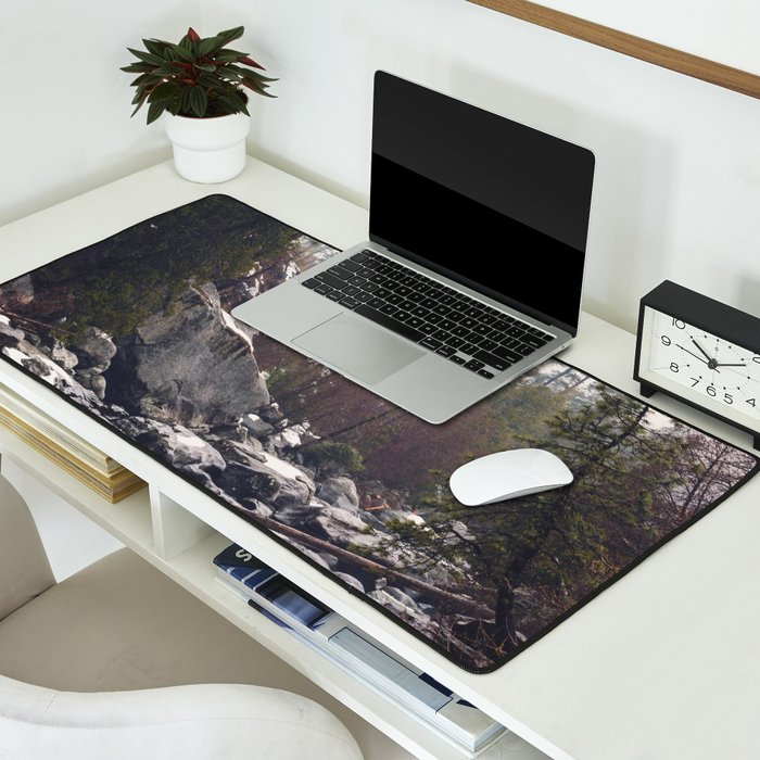 Morning Mountain Escape - Nature Photography Desk Mat Gallery Image 2
