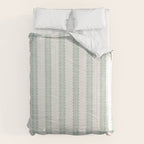 Clarabelle Stripe I Emerald Comforter Gallery Image 6