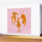 Three fierce tigers Wall Mural Gallery Image 2