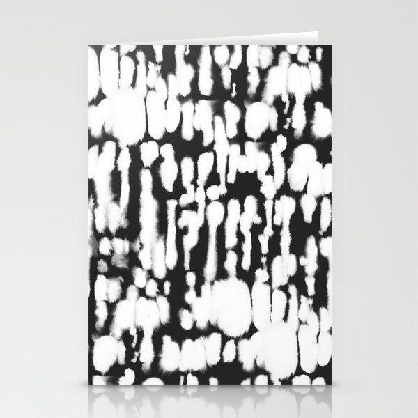 Inky Inverse Black and White Stationery Card Gallery Image 1