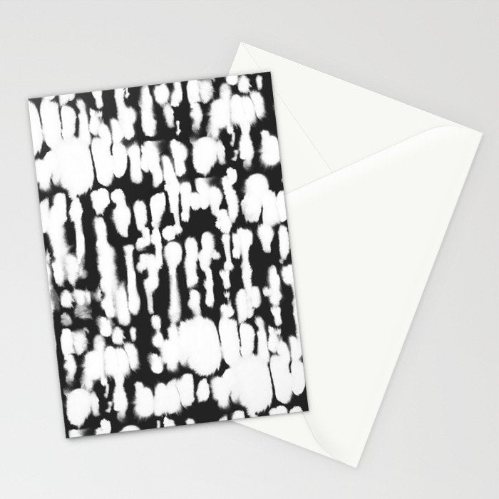 Inky Inverse Black and White Stationery Card Gallery Image 2