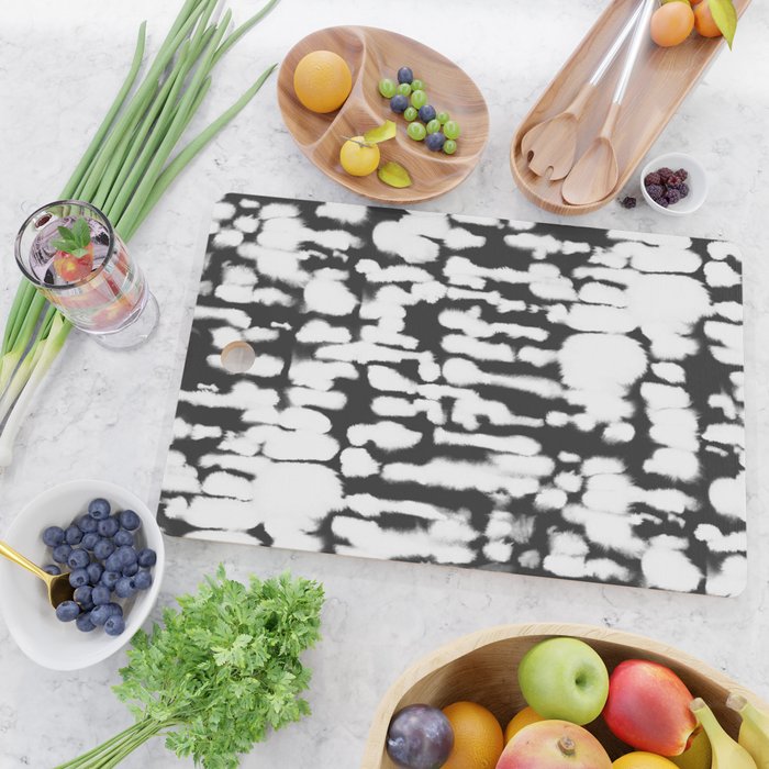 Inky Inverse Black and White Cutting Board Gallery Image 2