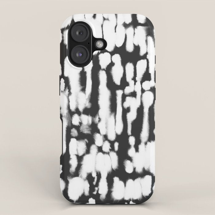Inky Inverse Black and White iPhone Case Gallery Image 1