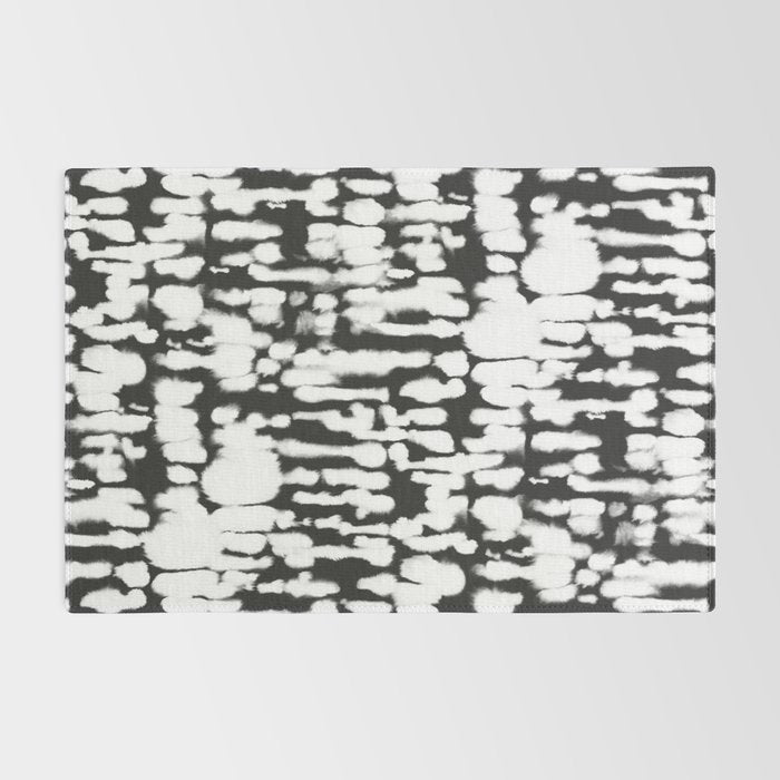 Inky Inverse Black and White Rug Gallery Image 2