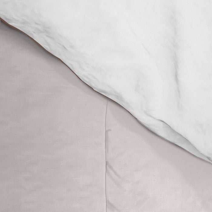 Organic Forms Retro Contemporary Modern Minimalist Abstract Pattern in Mocha Brown Comforter Gallery Image 4