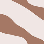 Organic Forms Retro Contemporary Modern Minimalist Abstract Pattern in Mocha Brown Coffee Mug Gallery Image 2