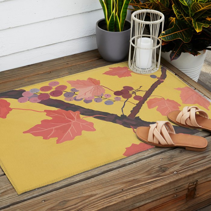 Grapevine Outdoor Rug Gallery Image 2