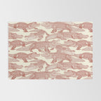 just alligators paprika Rug Gallery Image 2