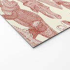 just alligators paprika Welcome Mat Gallery Image 2