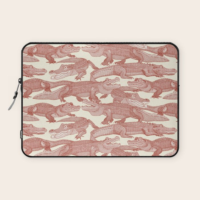 just alligators paprika Laptop Sleeve Gallery Image 1