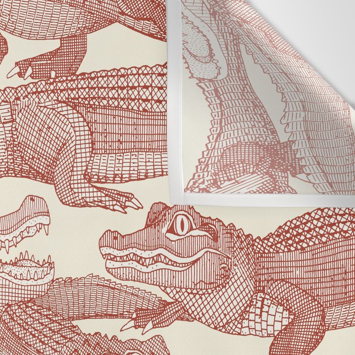 just alligators paprika Wall Tapestry Gallery Image 3