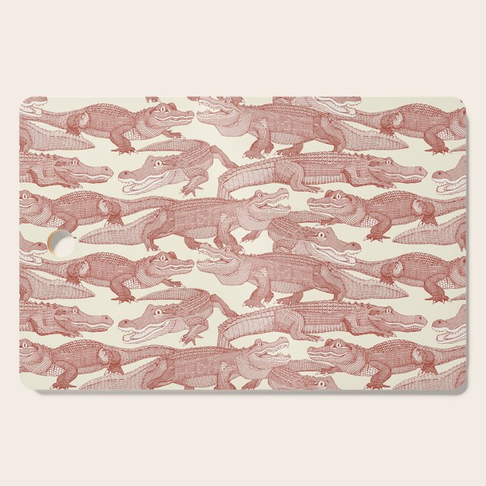 just alligators paprika Cutting Board Gallery Image 1