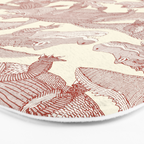 just alligators paprika Bath Mat Gallery Image 3