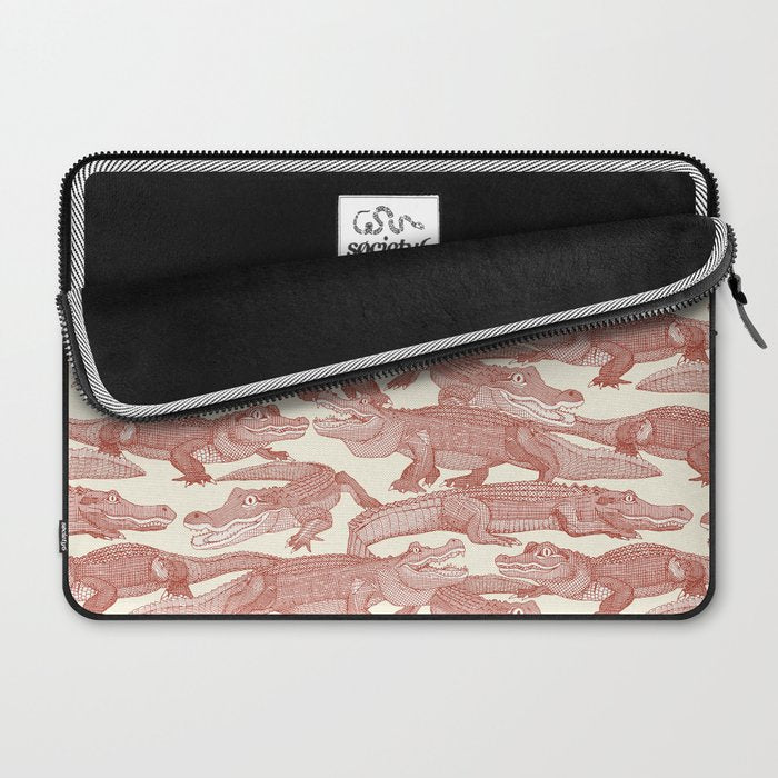 just alligators paprika Laptop Sleeve Gallery Image 2