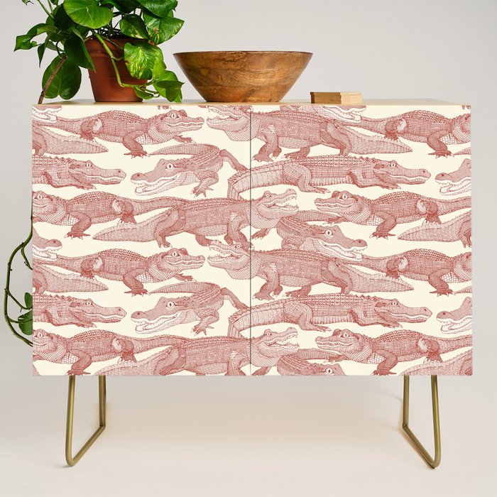 just alligators paprika Credenza Gallery Image 1