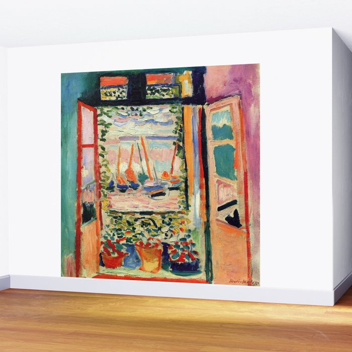 Henri Matisse The Open Window Wall Mural Gallery Image 2